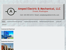 Tablet Screenshot of ampedelectricllc.com